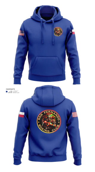 Hoodie, San Fernando Boxing Club, Spirit Store, Teamtime, Team time, sublimation, custom sports apparel, team uniforms, spirit wear, spiritwear, sports uniforms, custom shirts, team store, custom team store, fundraiser sports, apparel fundraiser