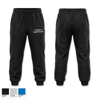 Sweatpants, Fugitive Operations, Police, Teamtime, Team time, sublimation, custom sports apparel, team uniforms, spirit wear, spiritwear, sports uniforms, custom shirts, team store, custom team store, fundraiser sports, apparel fundraiser