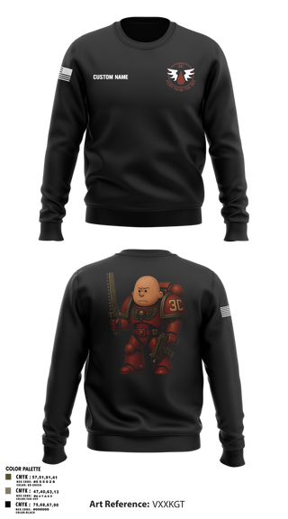 Crew Neck Sweatshirt, CCo, 1-508PIR (OG), Army, Teamtime, Team time, sublimation, custom sports apparel, team uniforms, spirit wear, spiritwear, sports uniforms, custom shirts, team store, custom team store, fundraiser sports, apparel fundraiser