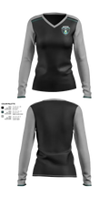 Base Invaders 47539290 Women's Long Sleeve V-neck Shirt - 22