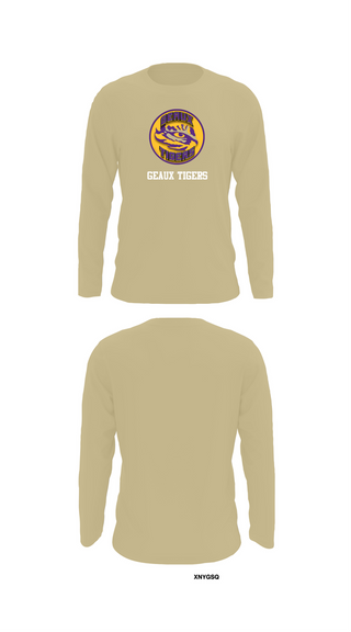 Long Sleeve Performance Shirt, GEAUX TIGERS, , Teamtime, Team time, sublimation, custom sports apparel, team uniforms, spirit wear, spiritwear, sports uniforms, custom shirts, team store, custom team store, fundraiser sports, apparel fundraiser