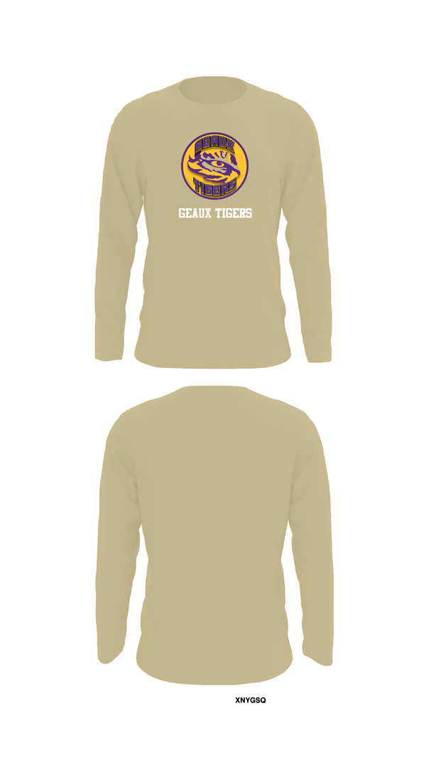 Long Sleeve Performance Shirt, GEAUX TIGERS, , Teamtime, Team time, sublimation, custom sports apparel, team uniforms, spirit wear, spiritwear, sports uniforms, custom shirts, team store, custom team store, fundraiser sports, apparel fundraiser