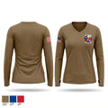 Detachment 845 47249892 Women's Long Sleeve V-neck Shirt - 1