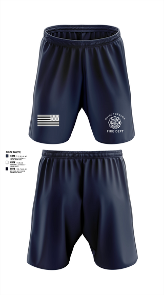 Athletic Shorts With Pockets, Wayne Township Volunteer Fire Department, Fire Department, Teamtime, Team time, sublimation, custom sports apparel, team uniforms, spirit wear, spiritwear, sports uniforms, custom shirts, team store, custom team store, fundraiser sports, apparel fundraiser