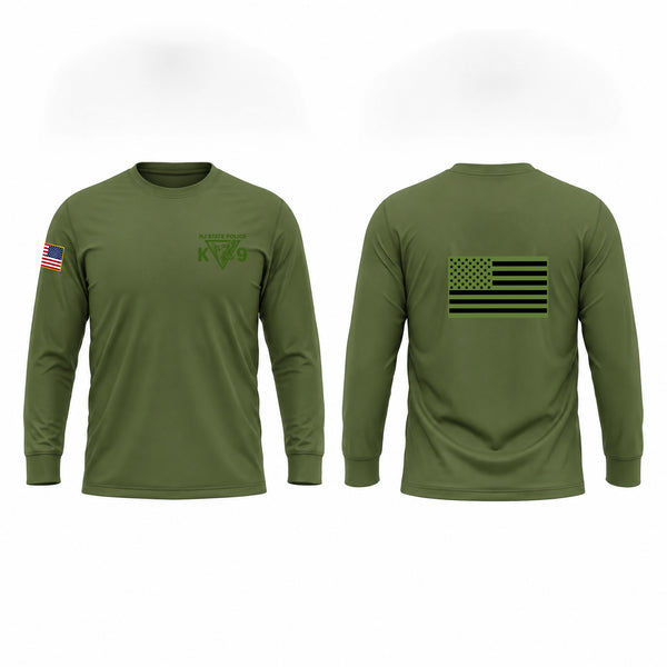 Long Sleeve Performance Shirt, NJSP Canine Training & Response Unit, Police, Teamtime, Team time, sublimation, custom sports apparel, team uniforms, spirit wear, spiritwear, sports uniforms, custom shirts, team store, custom team store, fundraiser sports, apparel fundraiser