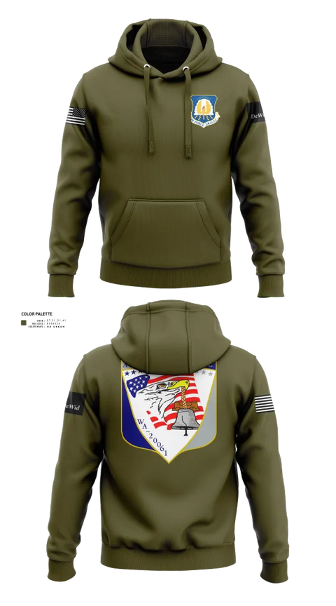 Hoodie, 61st Eagle Squadron, Air Force, Teamtime, Team time, sublimation, custom sports apparel, team uniforms, spirit wear, spiritwear, sports uniforms, custom shirts, team store, custom team store, fundraiser sports, apparel fundraiser
