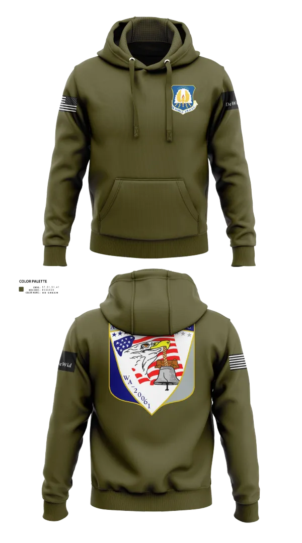 Hoodie, 61st Eagle Squadron, Air Force, Teamtime, Team time, sublimation, custom sports apparel, team uniforms, spirit wear, spiritwear, sports uniforms, custom shirts, team store, custom team store, fundraiser sports, apparel fundraiser