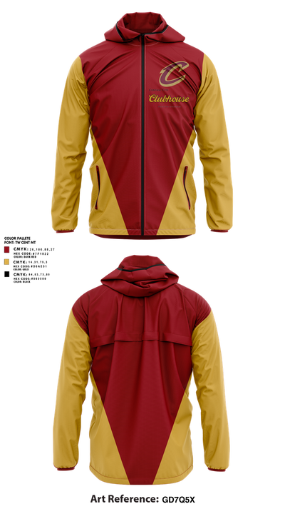 Central city Clubhouse 75051026 Windbreaker - 1