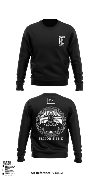 173RD SECFOR OAS IX 9040611 Crew Neck Sweatshirt - 22