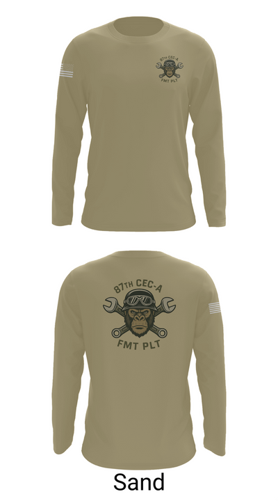 87th CEC-A FMT PLT 27162663 Long Sleeve Performance Shirt 86