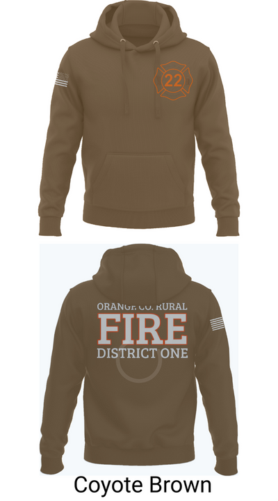 Orange County Rural District 1 Fire Department 66539276 Hoodie - 18