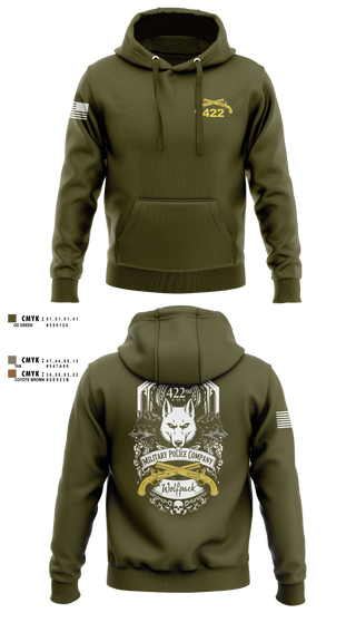 Hoodie, 422nd Military Police Company, Army, Teamtime, Team time, sublimation, custom sports apparel, team uniforms, spirit wear, spiritwear, sports uniforms, custom shirts, team store, custom team store, fundraiser sports, apparel fundraiser