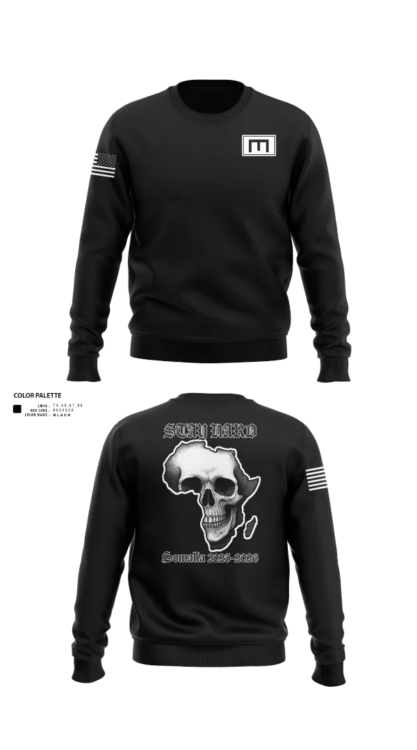 Crew Neck Sweatshirt, 180th ESC, Army, Teamtime, Team time, sublimation, custom sports apparel, team uniforms, spirit wear, spiritwear, sports uniforms, custom shirts, team store, custom team store, fundraiser sports, apparel fundraiser