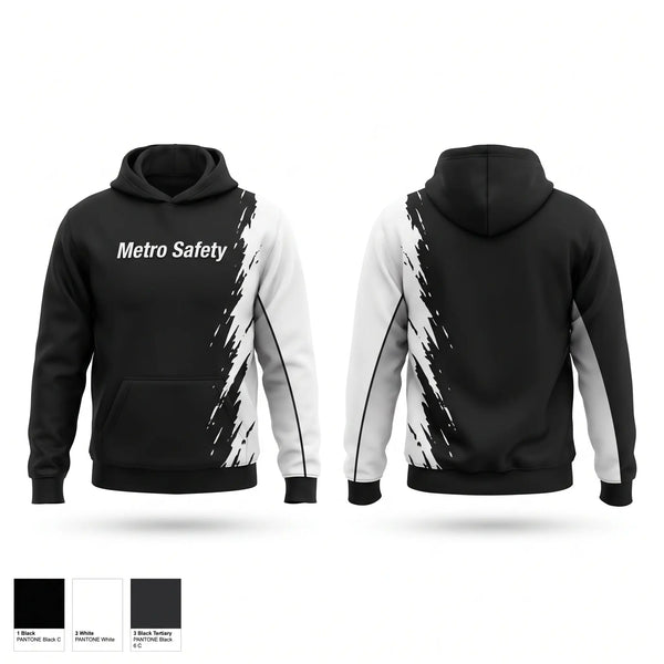 Hoodie, Metro safety, , Teamtime, Team time, sublimation, custom sports apparel, team uniforms, spirit wear, spiritwear, sports uniforms, custom shirts, team store, custom team store, fundraiser sports, apparel fundraiser