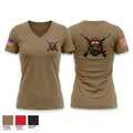 USANEC-O 54416933 Women's Short Sleeve V-neck Shirt - 1