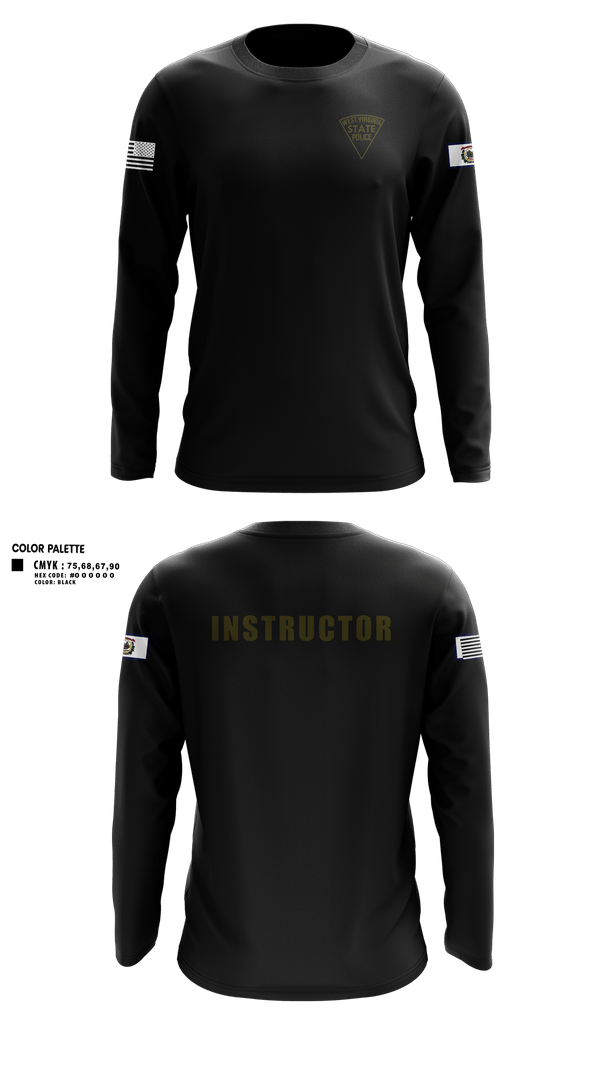 Long Sleeve Performance Shirt, State Police, Police, Teamtime, Team time, sublimation, custom sports apparel, team uniforms, spirit wear, spiritwear, sports uniforms, custom shirts, team store, custom team store, fundraiser sports, apparel fundraiser
