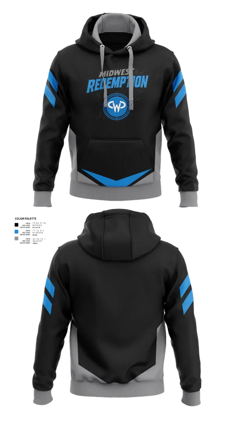 Hoodie, Midwest Redemption, Spirit Store, Teamtime, Team time, sublimation, custom sports apparel, team uniforms, spirit wear, spiritwear, sports uniforms, custom shirts, team store, custom team store, fundraiser sports, apparel fundraiser