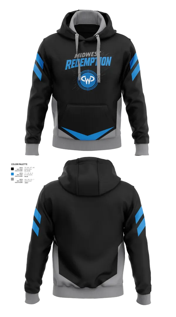 Hoodie, Midwest Redemption, Spirit Store, Teamtime, Team time, sublimation, custom sports apparel, team uniforms, spirit wear, spiritwear, sports uniforms, custom shirts, team store, custom team store, fundraiser sports, apparel fundraiser