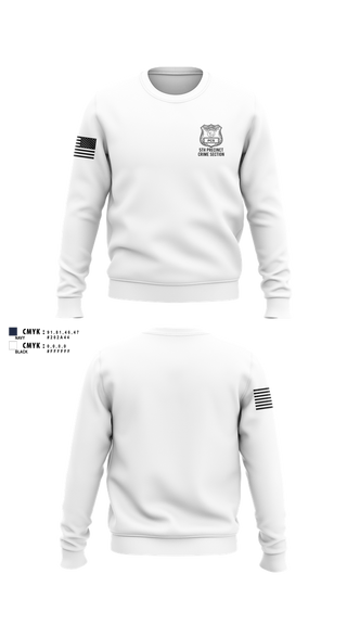 Crew Neck Sweatshirt, 5th PCT Crime Section, , Teamtime, Team time, sublimation, custom sports apparel, team uniforms, spirit wear, spiritwear, sports uniforms, custom shirts, team store, custom team store, fundraiser sports, apparel fundraiser