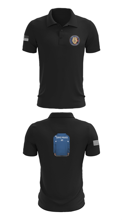 Cayce Police K9 35627395 Short Sleeve Performance Polo - 26