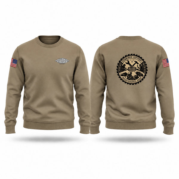 Crew Neck Sweatshirt, 272 RSG HHC, National Guard, Teamtime, Team time, sublimation, custom sports apparel, team uniforms, spirit wear, spiritwear, sports uniforms, custom shirts, team store, custom team store, fundraiser sports, apparel fundraiser