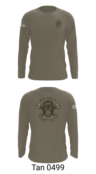 Long Sleeve Performance Shirt, 87th CEC-A FMT PLT, , Teamtime, Team time, sublimation, custom sports apparel, team uniforms, spirit wear, spiritwear, sports uniforms, custom shirts, team store, custom team store, fundraiser sports, apparel fundraiser