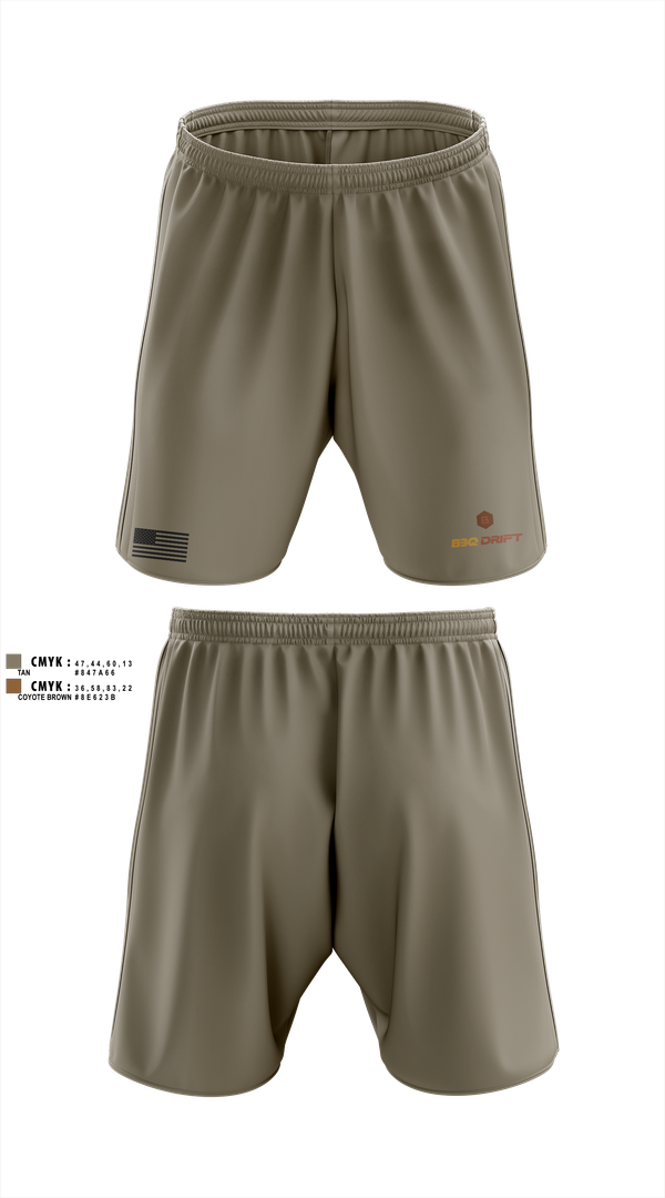 Athletic Shorts With Pockets, BBQ Drift, , Teamtime, Team time, sublimation, custom sports apparel, team uniforms, spirit wear, spiritwear, sports uniforms, custom shirts, team store, custom team store, fundraiser sports, apparel fundraiser