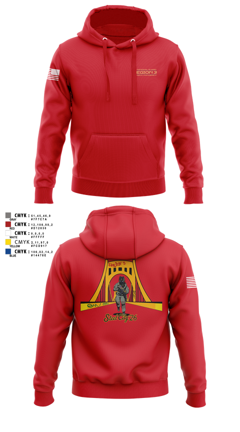 Hoodie, 171st Emergency Management Flight, , Teamtime, Team time, sublimation, custom sports apparel, team uniforms, spirit wear, spiritwear, sports uniforms, custom shirts, team store, custom team store, fundraiser sports, apparel fundraiser