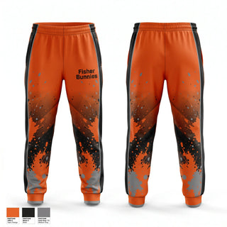 Sweatpants, Fisher Bunnies, Cross Country, Teamtime, Team time, sublimation, custom sports apparel, team uniforms, spirit wear, spiritwear, sports uniforms, custom shirts, team store, custom team store, fundraiser sports, apparel fundraiser