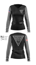 Paulsboro Police Department Women's Long Sleeve V-neck Shirt - 10