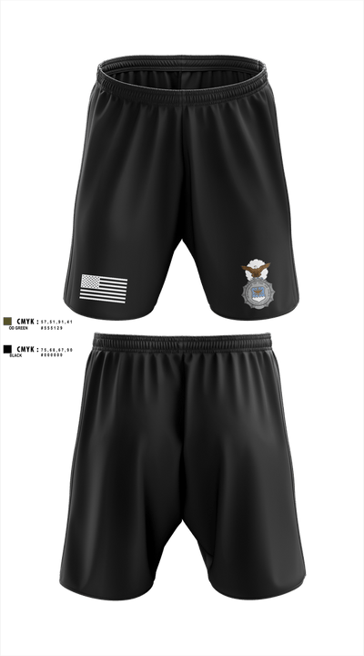 101st security forces 80957494 Athletic Shorts With Pockets - 1