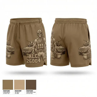 Athletic Shorts With Pockets, ALC 26-004, Army, Teamtime, Team time, sublimation, custom sports apparel, team uniforms, spirit wear, spiritwear, sports uniforms, custom shirts, team store, custom team store, fundraiser sports, apparel fundraiser