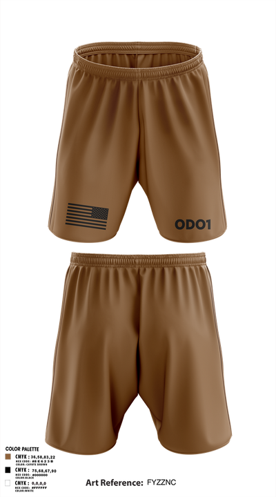 ODO1 96480640 Athletic Shorts With Pockets - 1