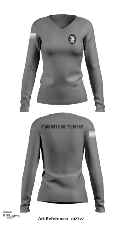 1SOPS 45824564 Women's Long Sleeve V-neck Shirt - 101