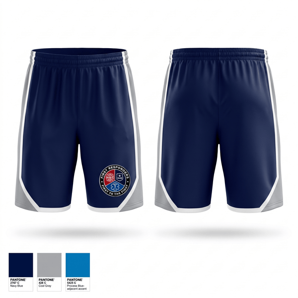 Athletic Shorts With Pockets, Chemult Rural Fire Protection District, EMS/EMT, Teamtime, Team time, sublimation, custom sports apparel, team uniforms, spirit wear, spiritwear, sports uniforms, custom shirts, team store, custom team store, fundraiser sports, apparel fundraiser