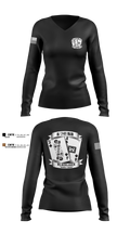 B/741BEB 92867262 Women's Long Sleeve V-neck Shirt - 7