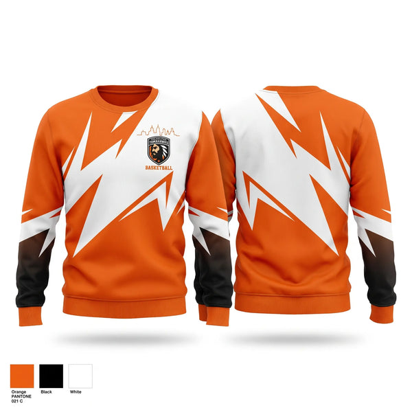 Crew Neck Sweatshirt, The Philadelphia Tomahawks, Men's Basketball, Teamtime, Team time, sublimation, custom sports apparel, team uniforms, spirit wear, spiritwear, sports uniforms, custom shirts, team store, custom team store, fundraiser sports, apparel fundraiser