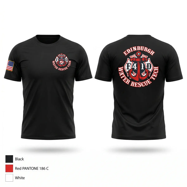 Short Sleeve Performance Shirt, Edinburgh Water Rescue, Fire Department, Teamtime, Team time, sublimation, custom sports apparel, team uniforms, spirit wear, spiritwear, sports uniforms, custom shirts, team store, custom team store, fundraiser sports, apparel fundraiser