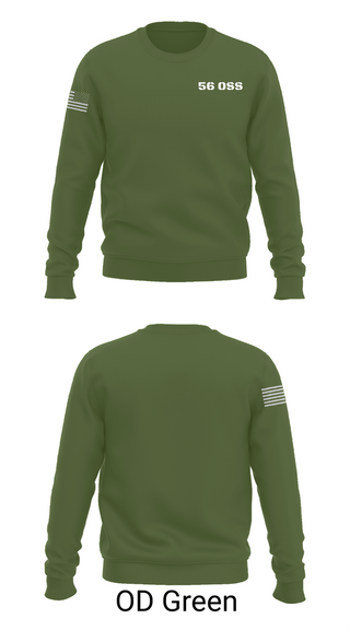 Crew Neck Sweatshirt, 56 OSS, , Teamtime, Team time, sublimation, custom sports apparel, team uniforms, spirit wear, spiritwear, sports uniforms, custom shirts, team store, custom team store, fundraiser sports, apparel fundraiser