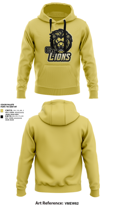Gt lions 94037255 Hoodie - 1