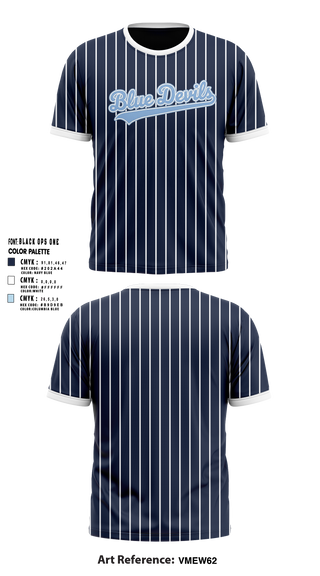 Soft Poly Tee Cotton Like Feel, Blue Devils, Baseball, Teamtime, Team time, sublimation, custom sports apparel, team uniforms, spirit wear, spiritwear, sports uniforms, custom shirts, team store, custom team store, fundraiser sports, apparel fundraiser