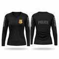 Street Crimes Women's Long Sleeve V-neck Shirt - 1