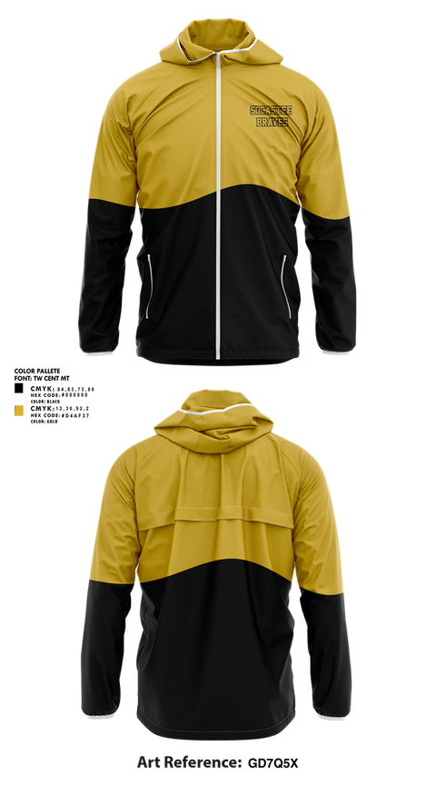 Hoodie, Socastee Braves, Track & Field, Teamtime, Team time, sublimation, custom sports apparel, team uniforms, spirit wear, spiritwear, sports uniforms, custom shirts, team store, custom team store, fundraiser sports, apparel fundraiser