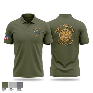 Short Sleeve Performance Polo, 640 Sligo, Fire Department, Teamtime, Team time, sublimation, custom sports apparel, team uniforms, spirit wear, spiritwear, sports uniforms, custom shirts, team store, custom team store, fundraiser sports, apparel fundraiser