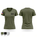 0311 Women's Short Sleeve V-neck Shirt - 1