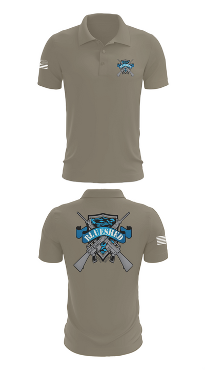 Blueshed Gun Shop 36061412 Short Sleeve Performance Polo - 67