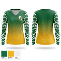 Jemez Valley Warriors 13105390 Women's Long Sleeve V-neck Shirt - 1