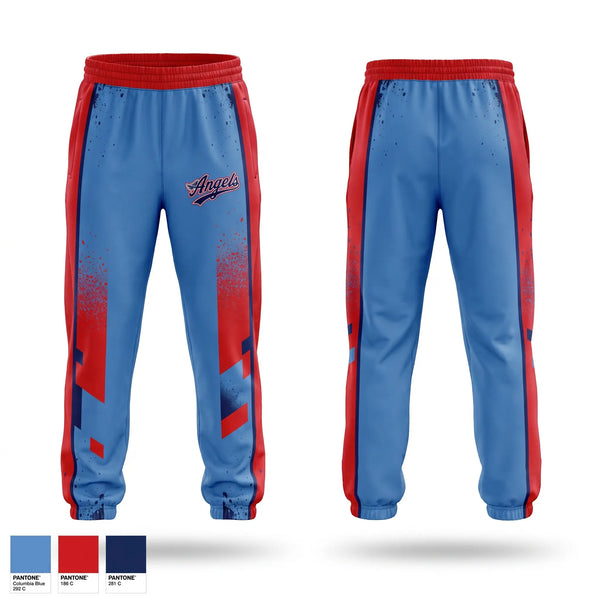 Sweatpants, Angels, Softball, Teamtime, Team time, sublimation, custom sports apparel, team uniforms, spirit wear, spiritwear, sports uniforms, custom shirts, team store, custom team store, fundraiser sports, apparel fundraiser