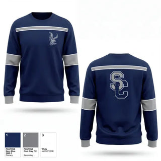 Crew Neck Sweatshirt, South Central, Men's Basketball, Teamtime, Team time, sublimation, custom sports apparel, team uniforms, spirit wear, spiritwear, sports uniforms, custom shirts, team store, custom team store, fundraiser sports, apparel fundraiser