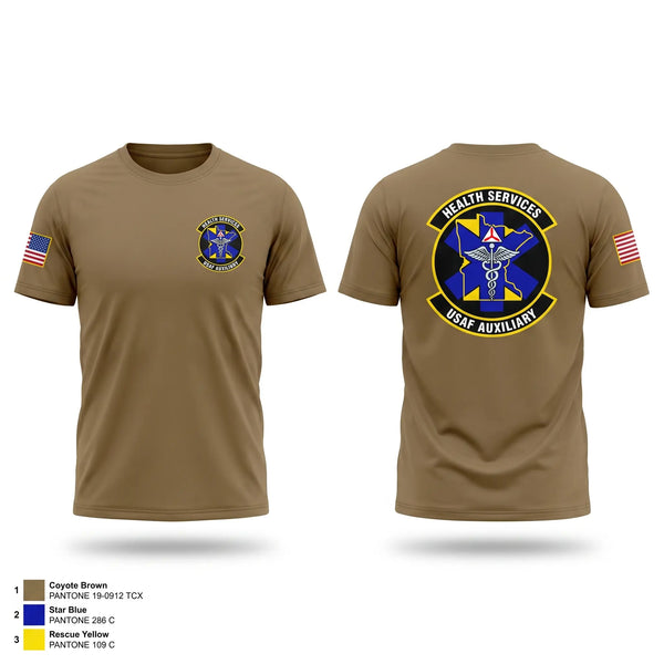 Old School Cotton Feel Shirt, Civil Air Patrol Minnesota Wing Health Service, Air Force, Teamtime, Team time, sublimation, custom sports apparel, team uniforms, spirit wear, spiritwear, sports uniforms, custom shirts, team store, custom team store, fundraiser sports, apparel fundraiser